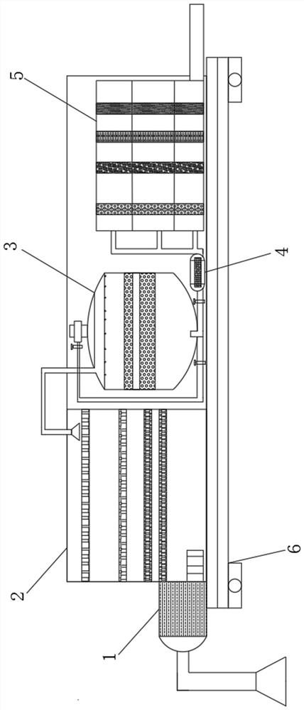 Water treatment all-in-one machine equipment for coal mine