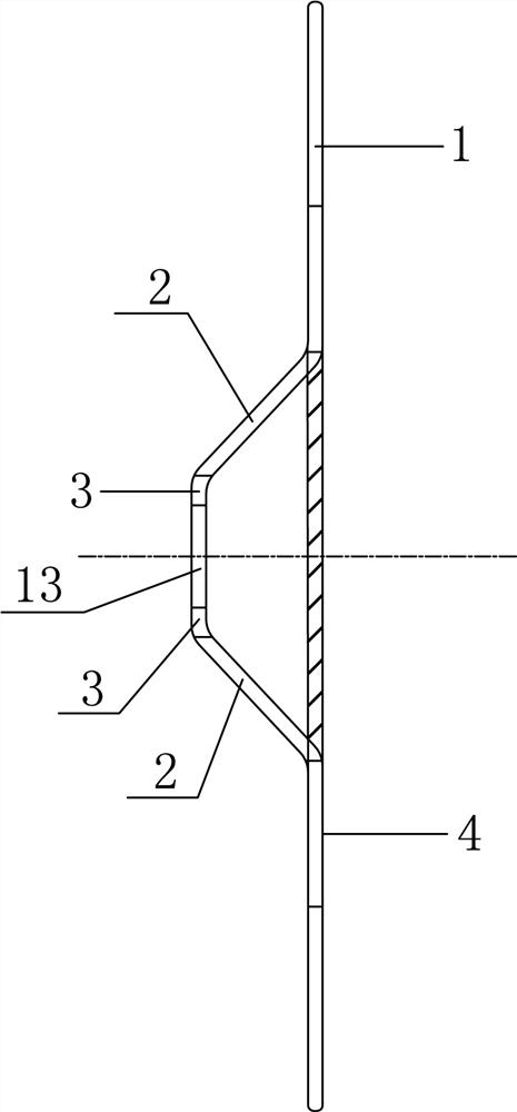 Clamp type refractory material mounting clip and using method thereof