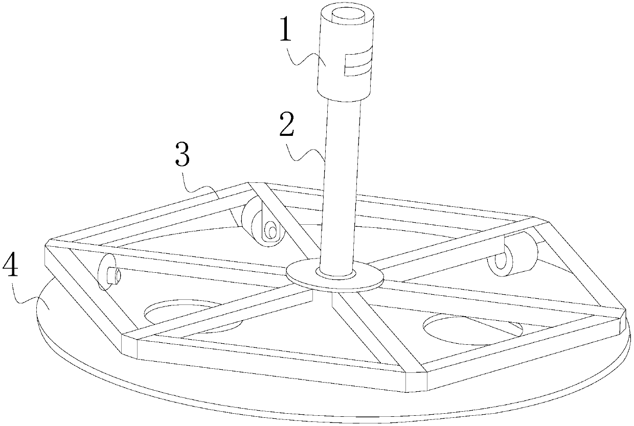 Pay-off device preventing cable from being completely withdrawn and used for electric power construction