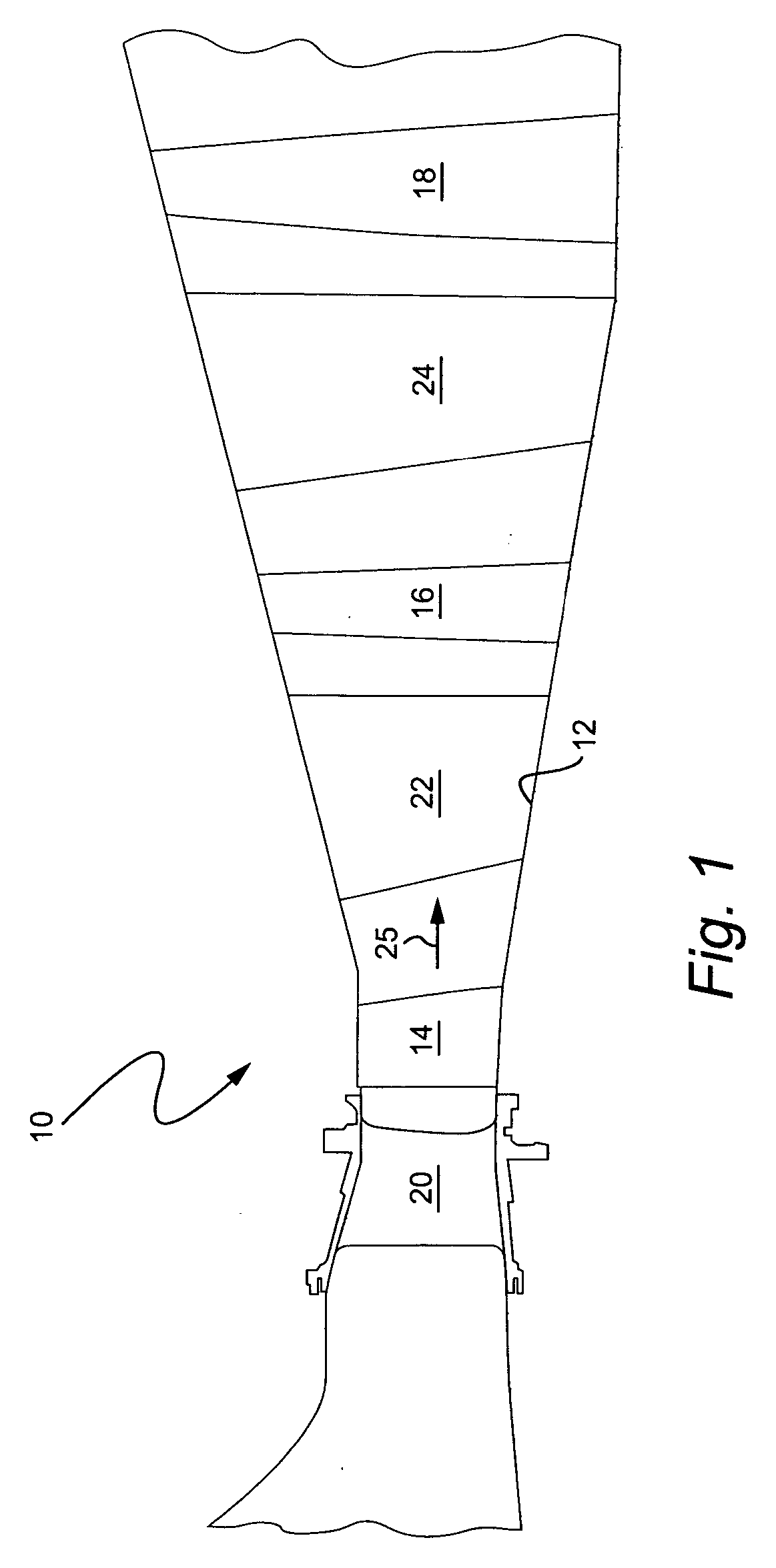 Airfoil shape and sidewall flowpath surfaces for a turbine nozzle
