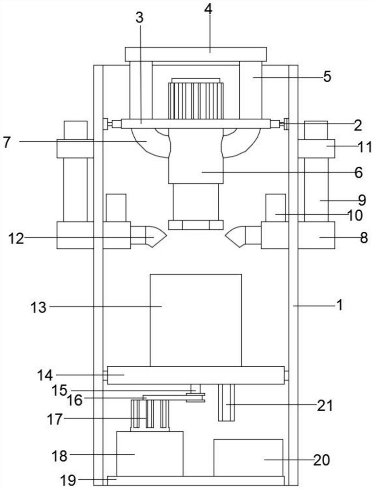 Oil spraying device for preserved meat product processing