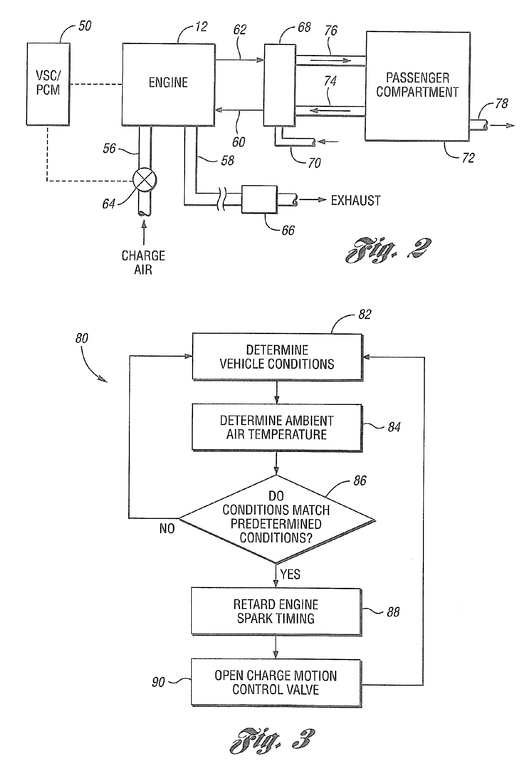 System and method for controlling an engine in a vehicle