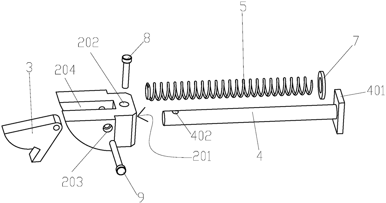 Lock tongue assembly assembling machine and assembling method thereof