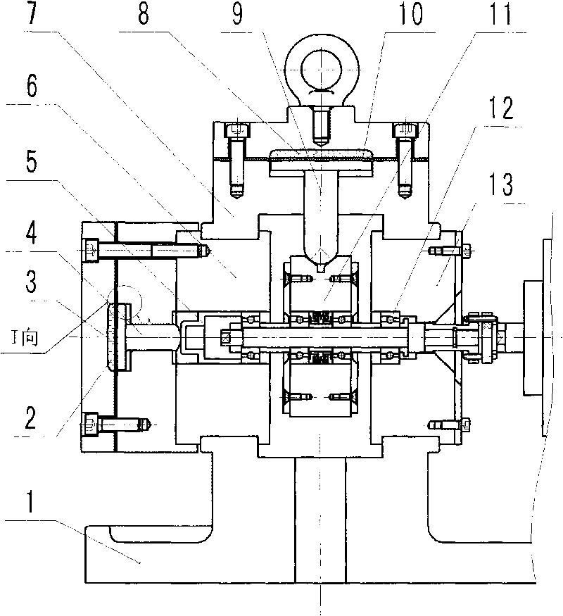 Correction method of equivalent load of axial film oil cylinder of bearing tester