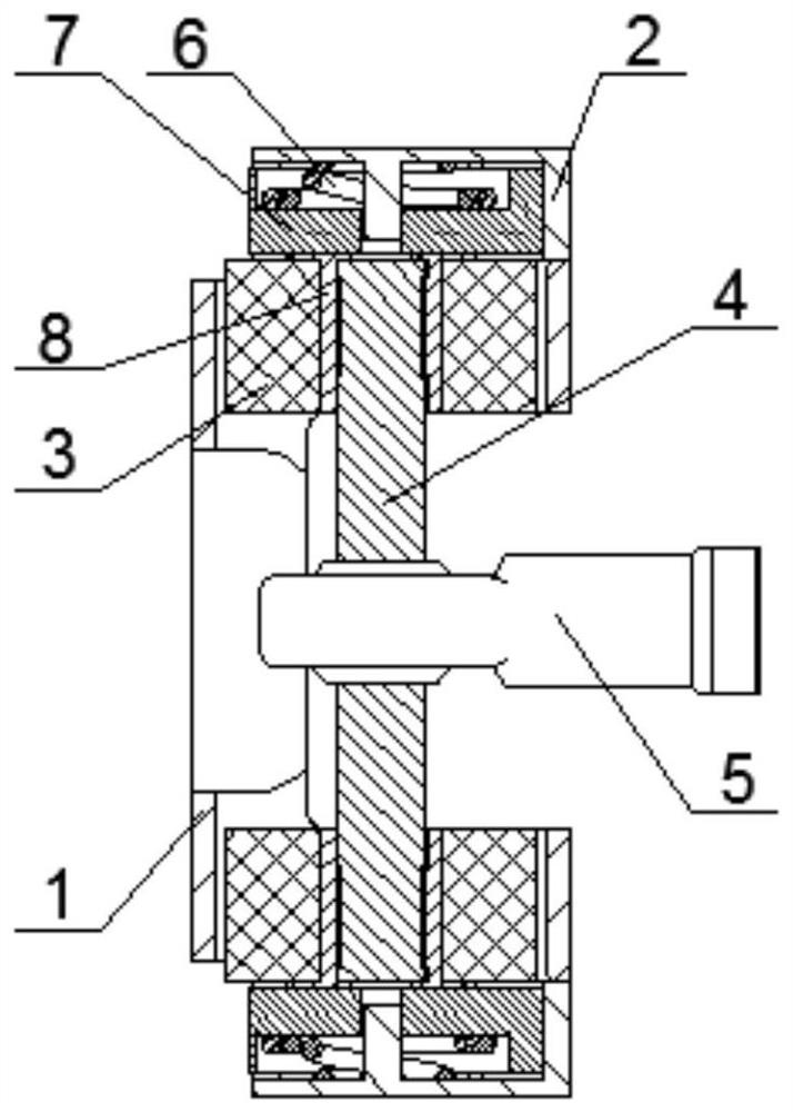 Strong-impact-resistant back shock absorber