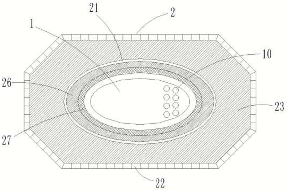 Multifunctional protection eye patch used for ophthalmologic operation