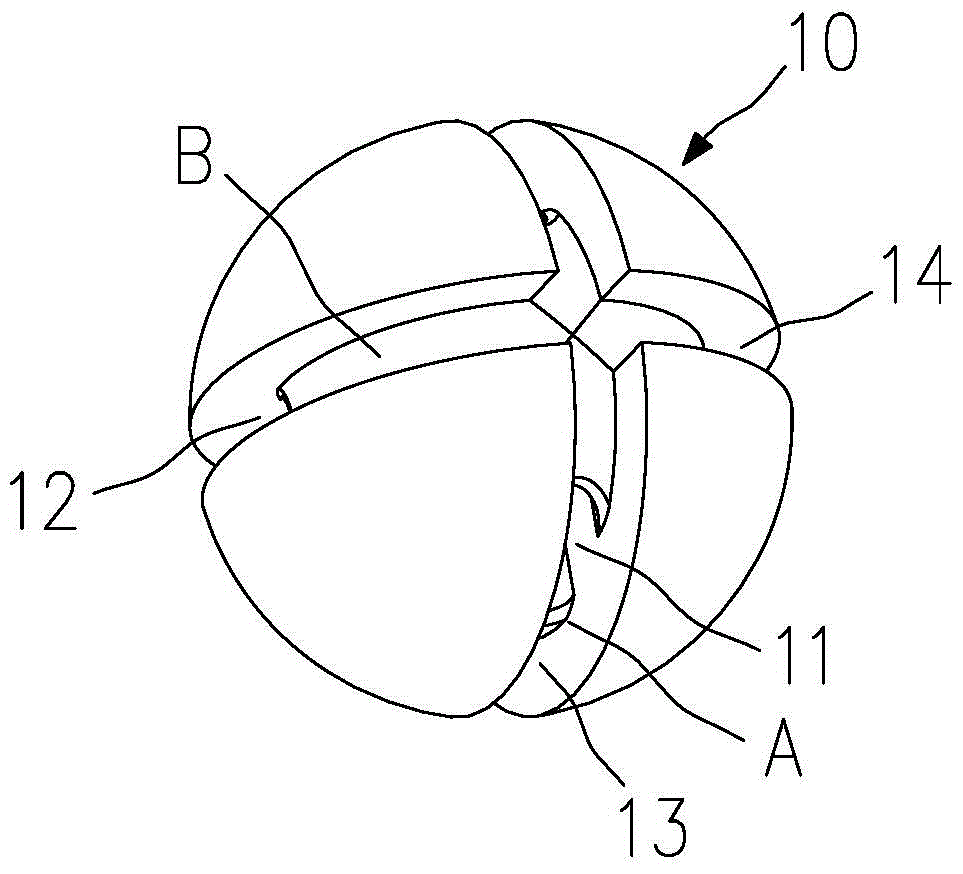 A device and method for knotting cables