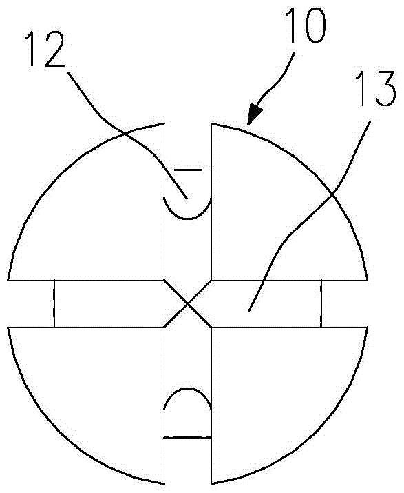 A device and method for knotting cables