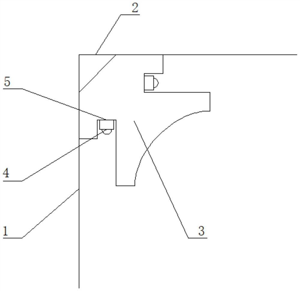 Simple and environment-friendly main-lamp-free decoration process and integrated gypsum line