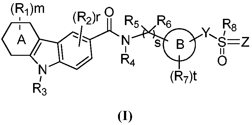 Carbazolamide derivatives or salts thereof, and preparation method and use thereof