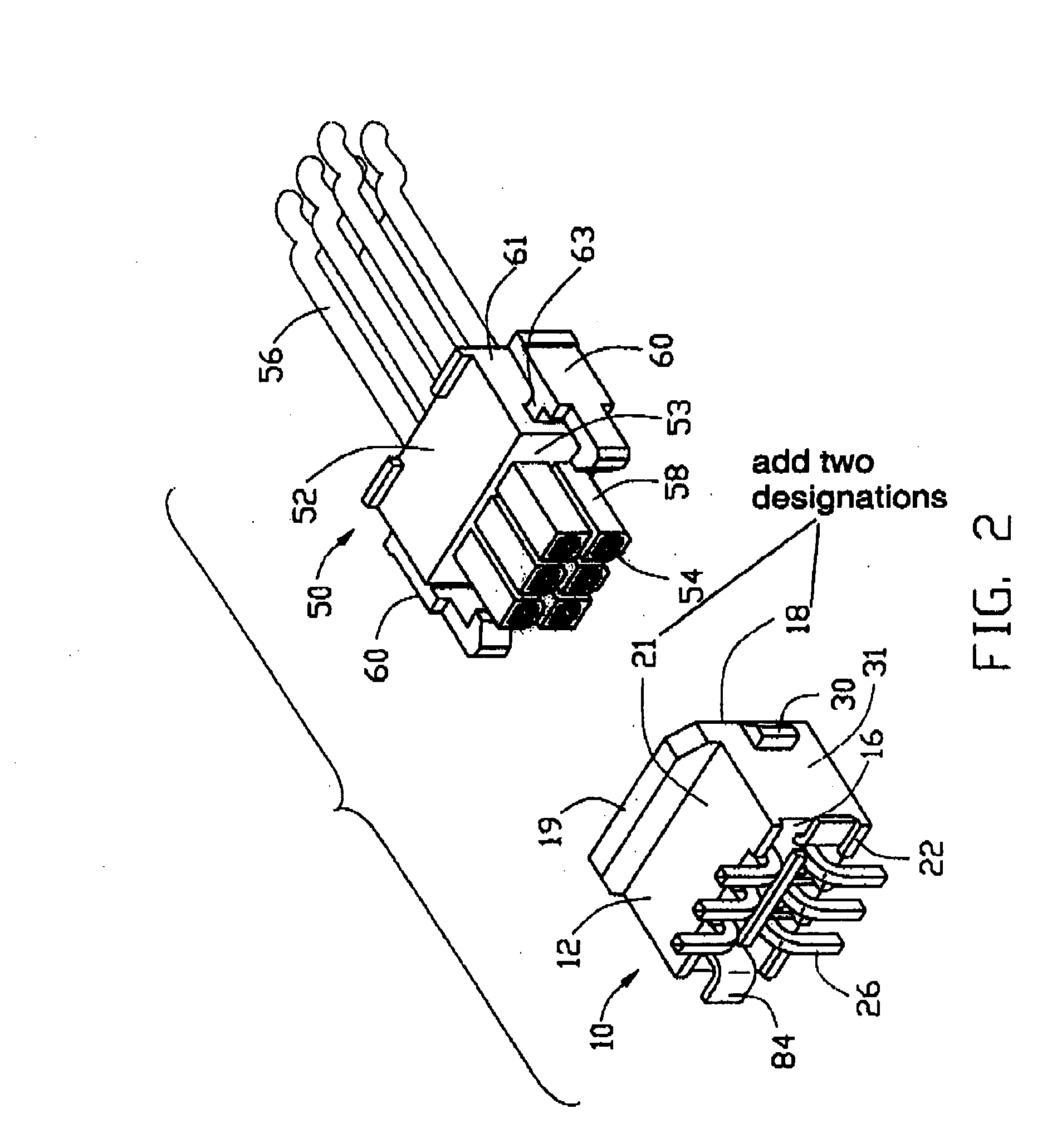 Power connector having latch devices on opposite sides and an Anti-mismating structure