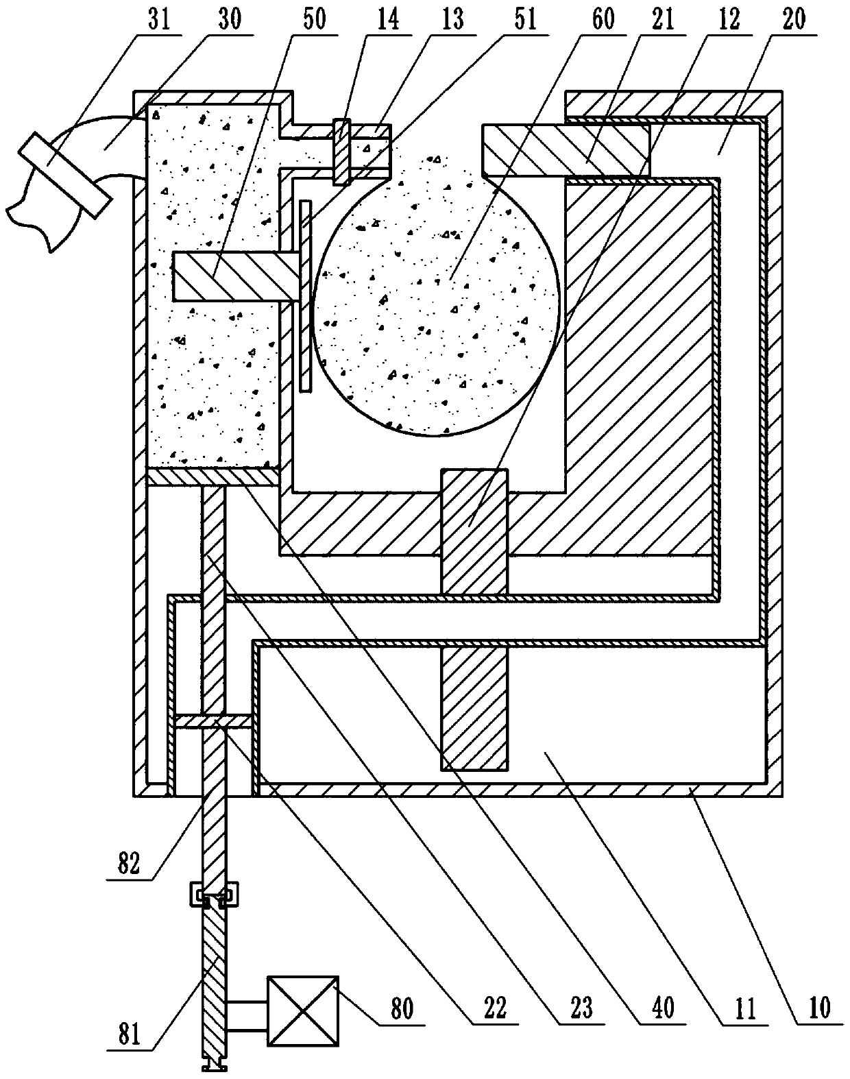 Soybean product press filter device