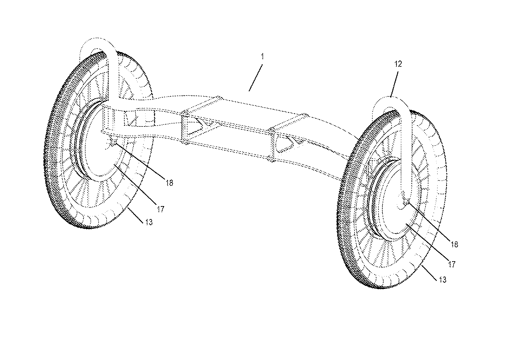 Lightweight polycarbonate suspension for vehicle