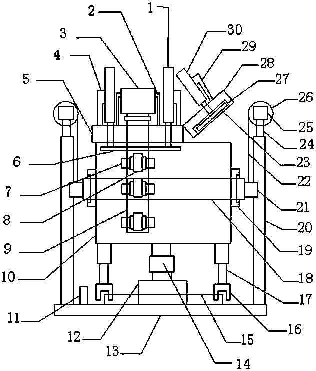 Limestone crushing device