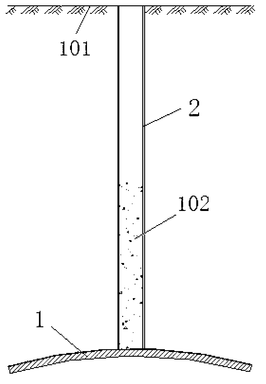 Construction method for cathode protection device for underground pipeline system