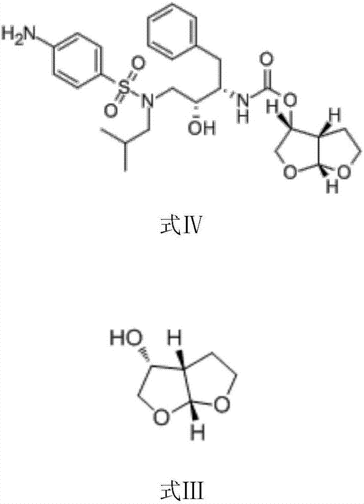 Method for preparing (3R,3aS,6aR)-hexahydrofuro[2,3-b]furan-3-ol