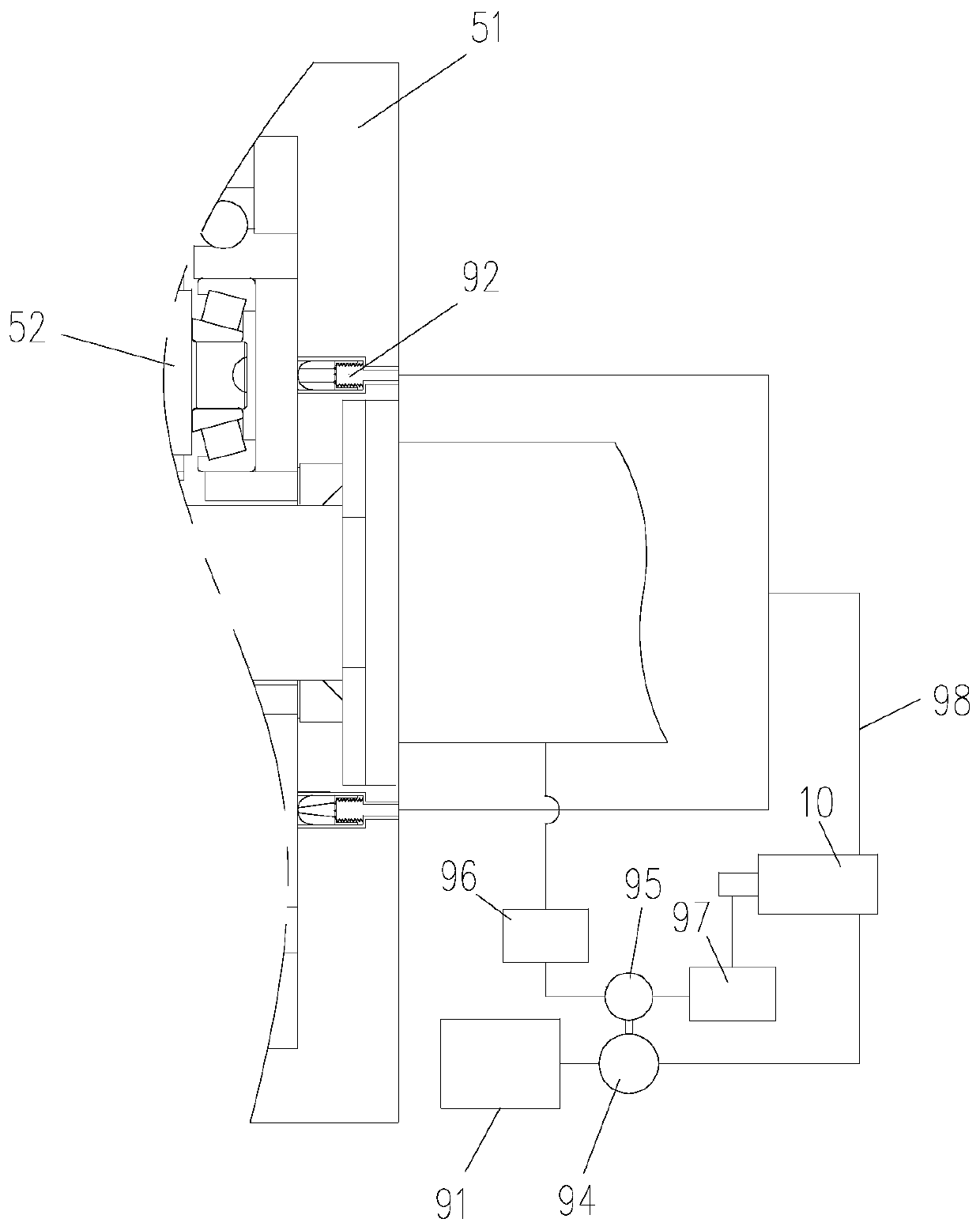 Positioning device for industrial welding robot