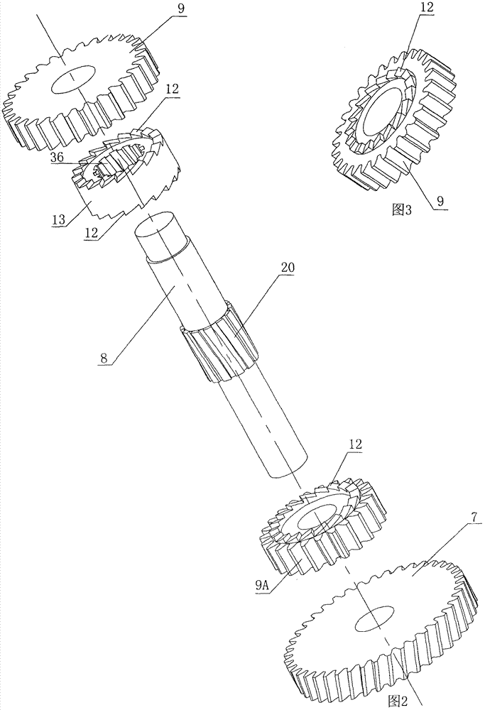 Forward-and-backward rotation variable-speed hub motor