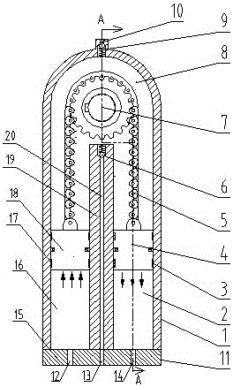 Large-torque U-shaped hydraulic slewing mechanism