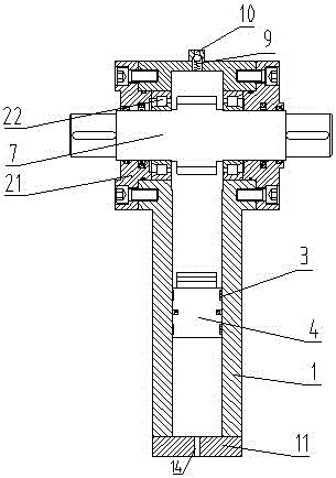 Large-torque U-shaped hydraulic slewing mechanism