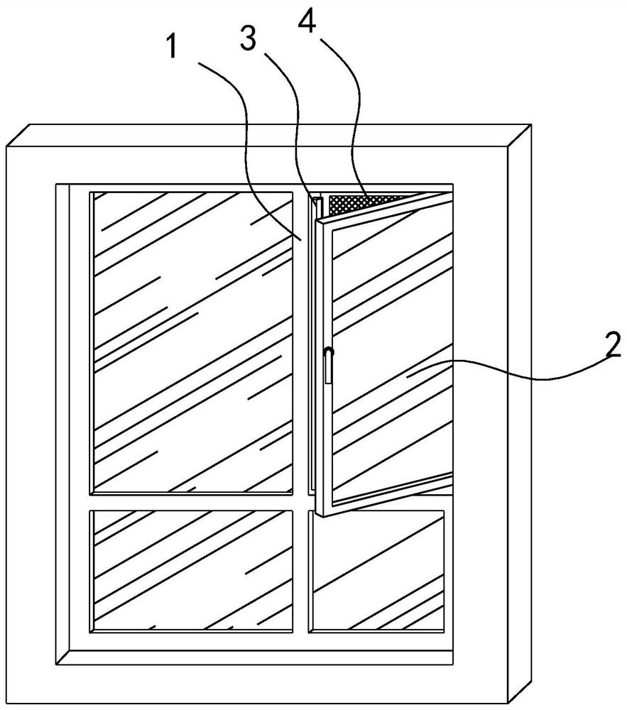 A system door and window with a mute and extremely narrow frame fan flush with anti-theft, waterproof and self-draining