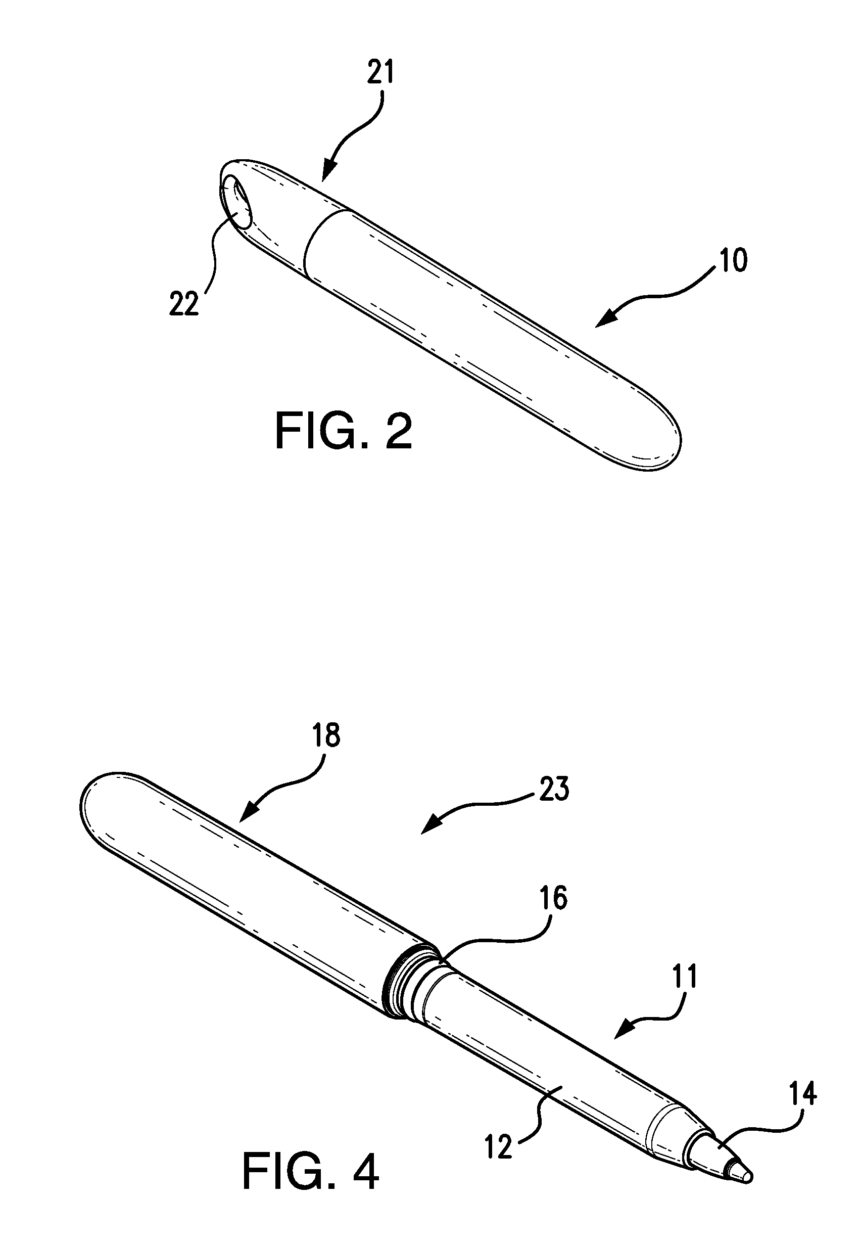 Compact convertible writing instrument with interchangeable multi-functional components