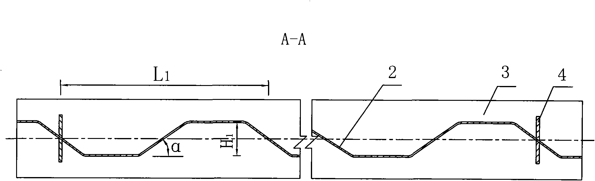 Steel pipe concrete flange combining beam with concrete fender