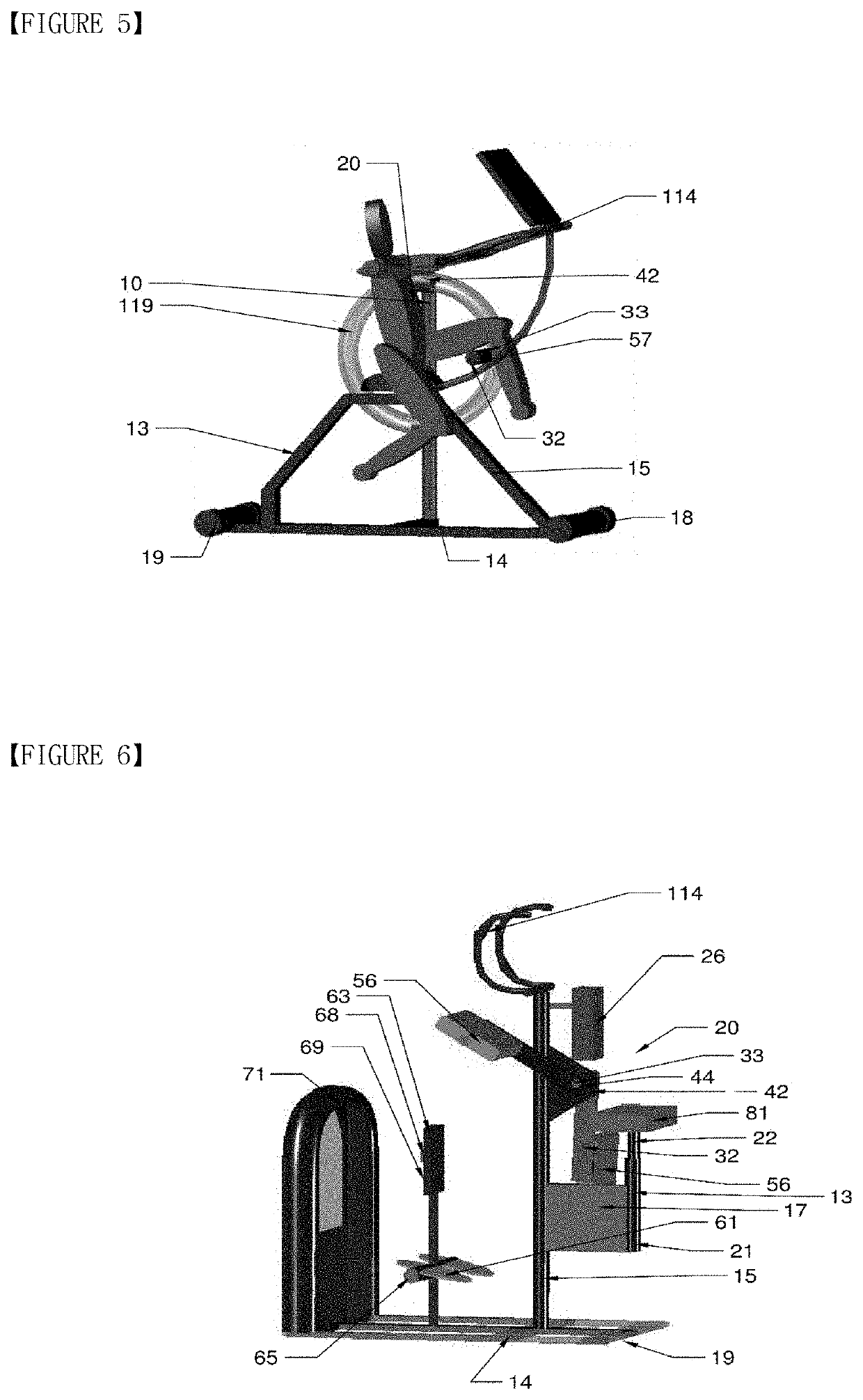 Leg and hip exercise device and method