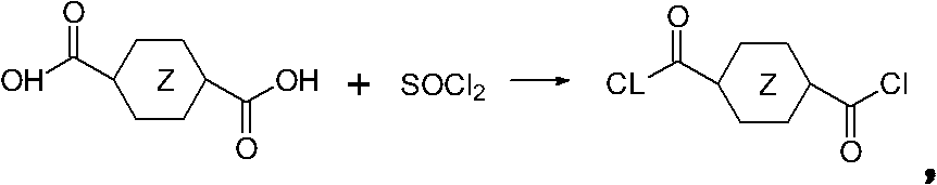 Method for preparing hydrogel material based on 1,4-cyclohexane/phthalic acid