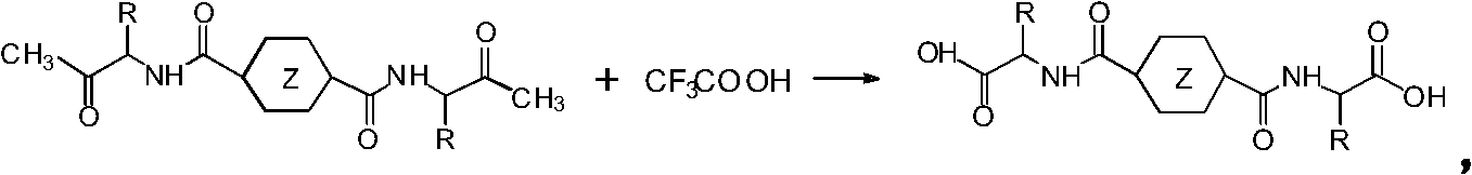 Method for preparing hydrogel material based on 1,4-cyclohexane/phthalic acid