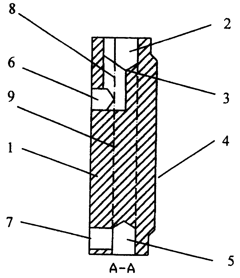 Evaporator for separated heat tube