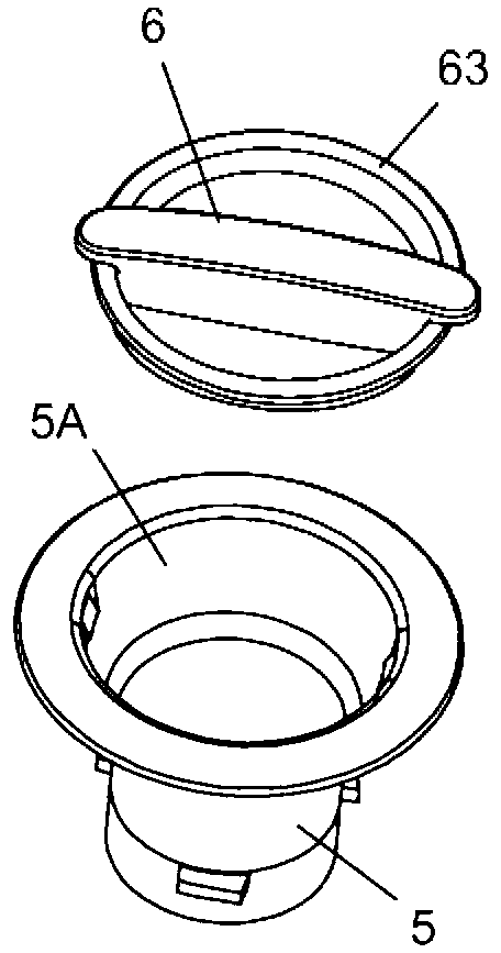 Lid for closing a working vessel of a household electrical food processing appliance