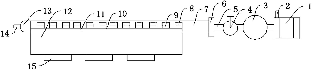 Heat dissipation device for uniform-temperature plate for LED lamp