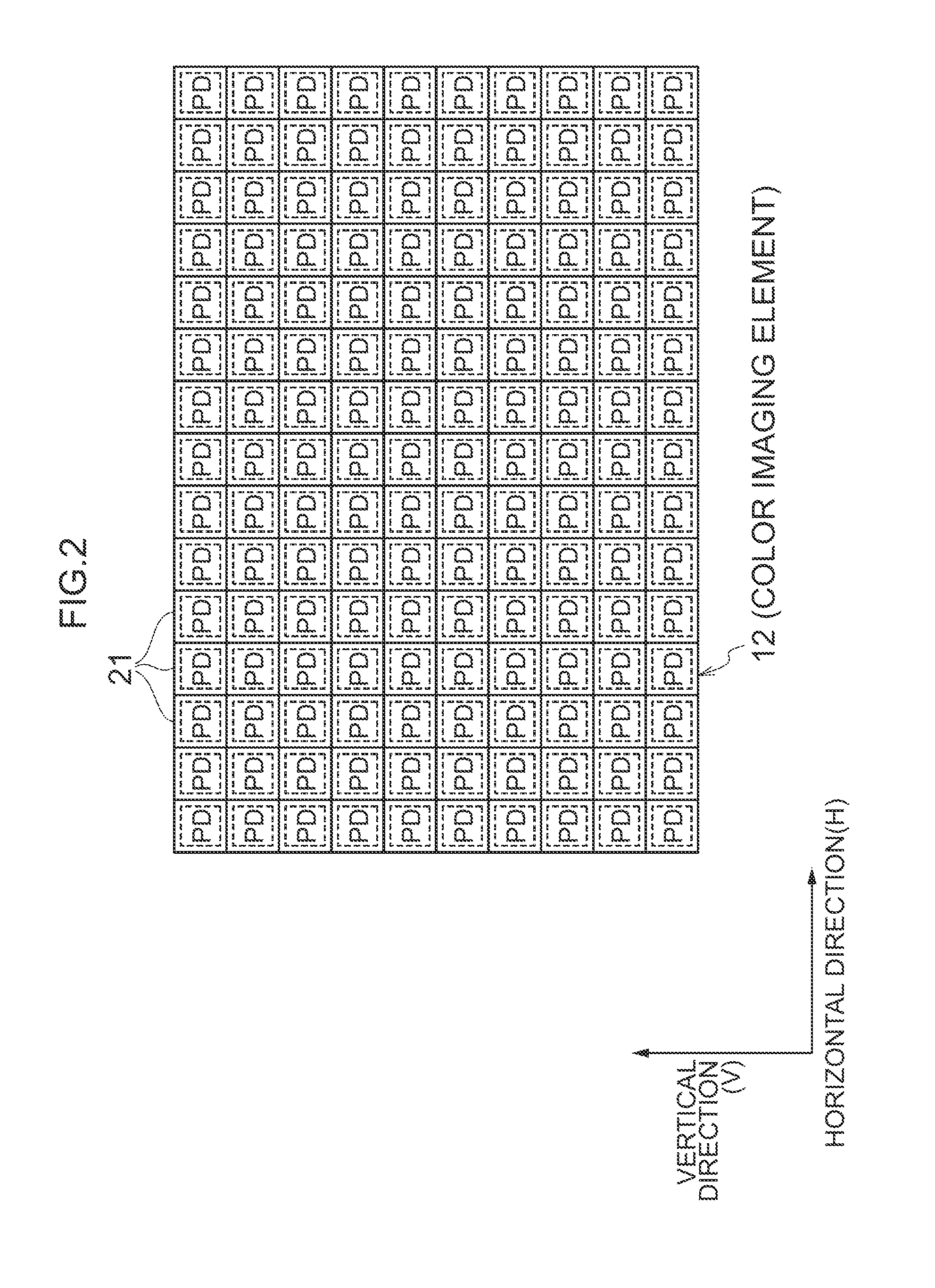 Color imaging element and imaging device