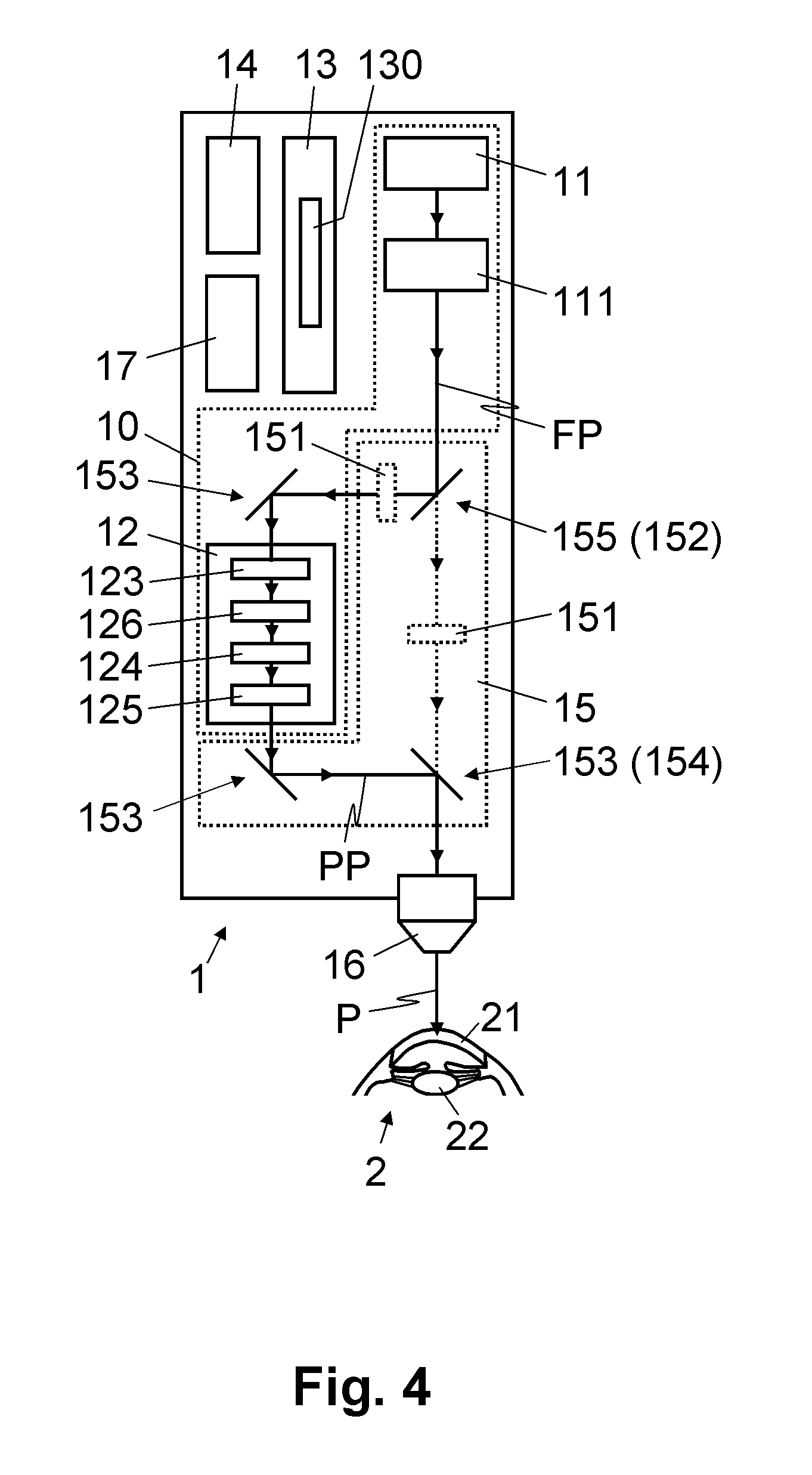 Device for treating eye tissue