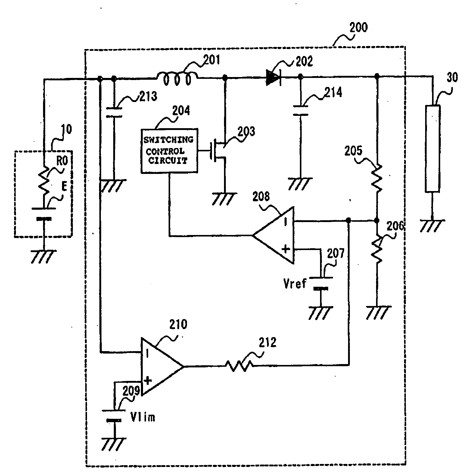Output control device for electric power source