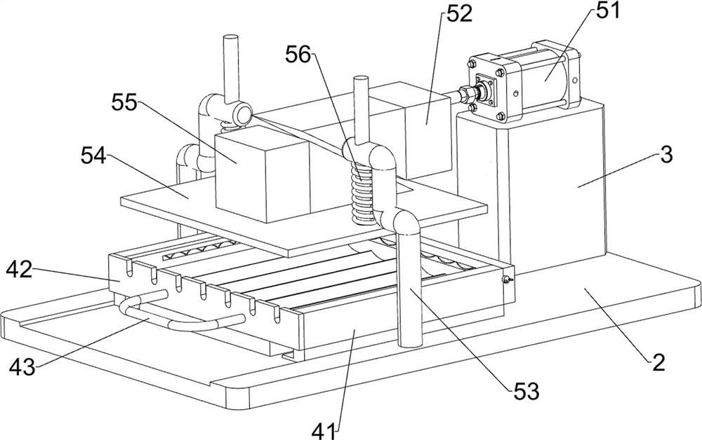 Sugar-coated haw extruding device for food processing