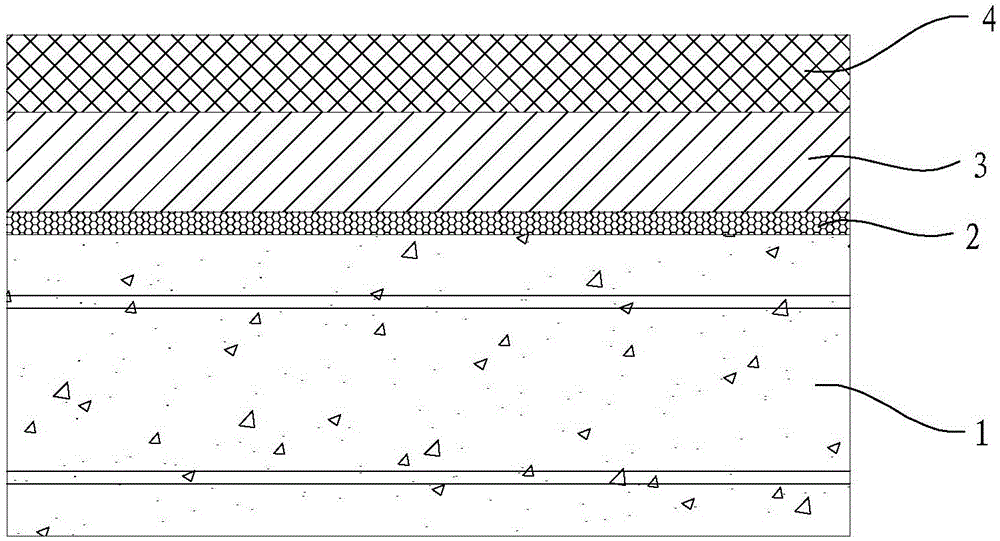 Prefabricated reinforced concrete simply-supported girder bridge deck pavement and maintenance structure and construction method