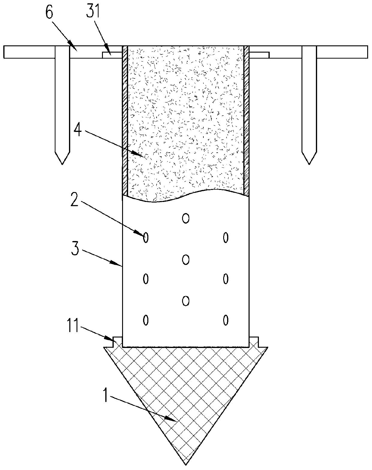 Greening reinforcing device suitable for slope with unstable surface and construction method
