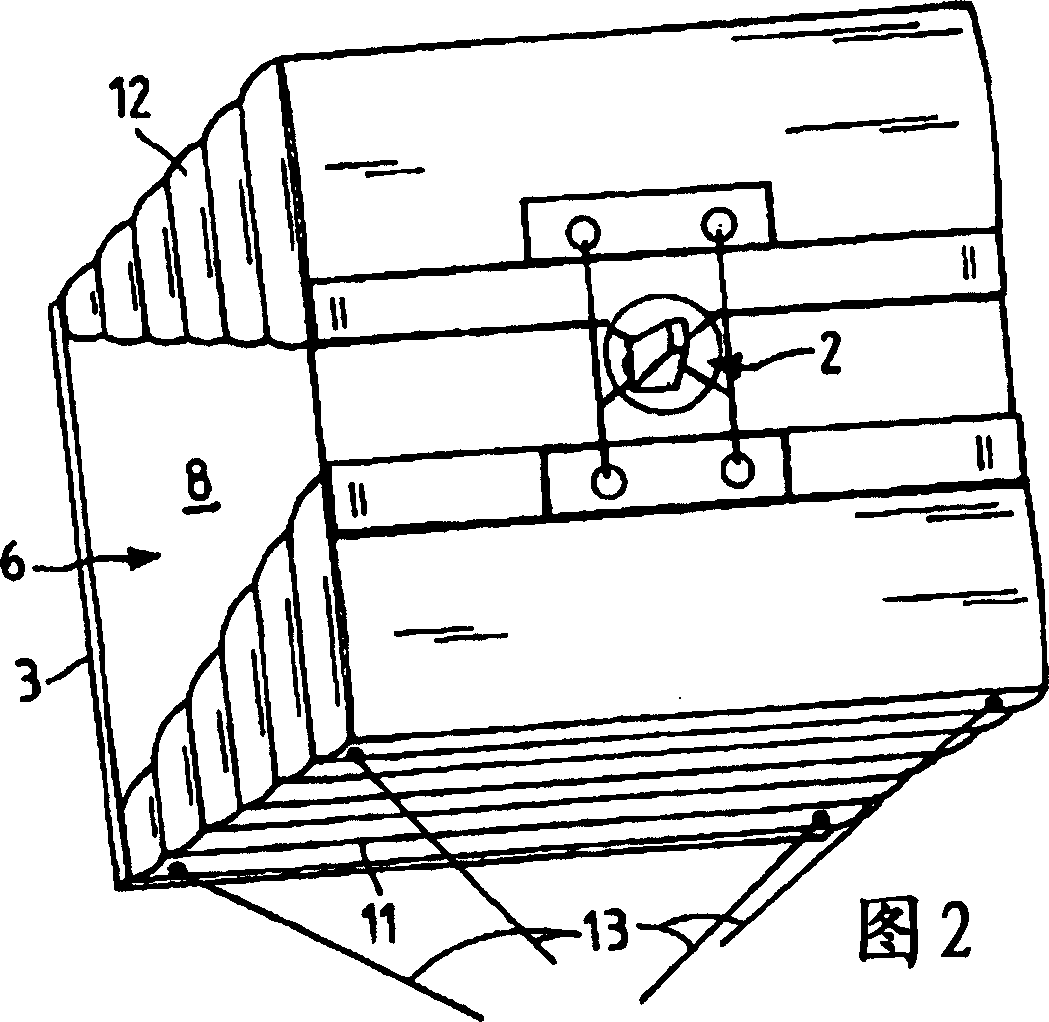 Image projecting equipment capable of hanging and flying
