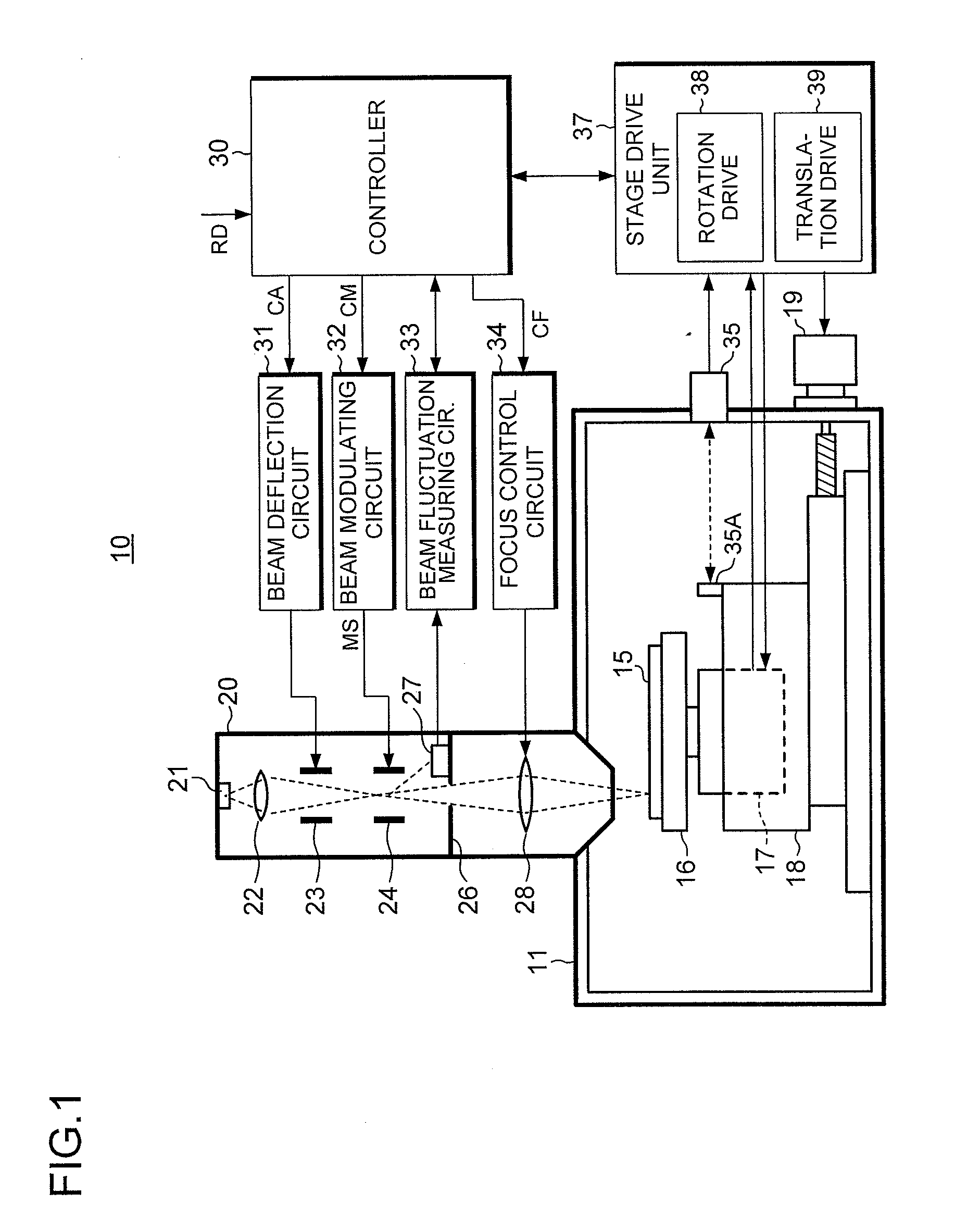 Electron beam apparatus