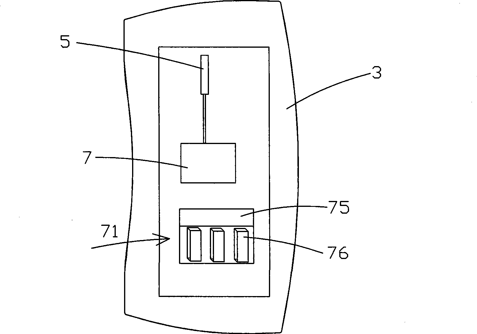 Novel treading apparatus capable of giving off light and playing music