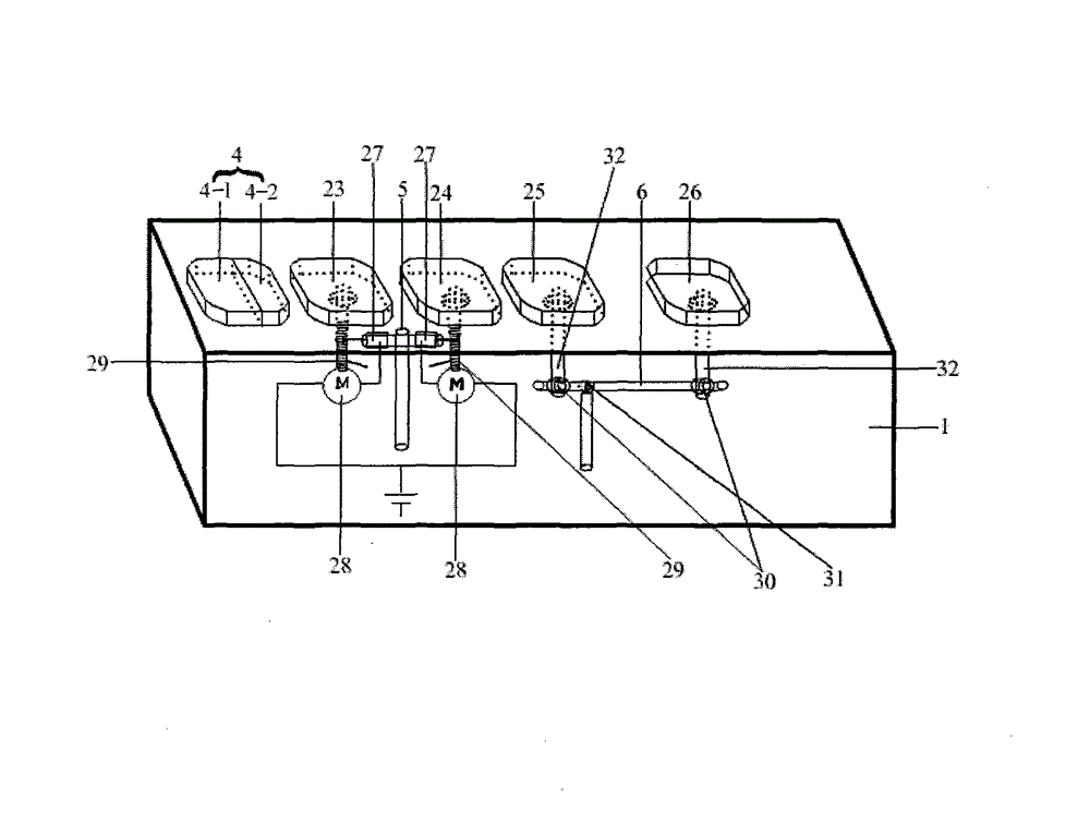 Partitioned height adjusting apparatus for beds