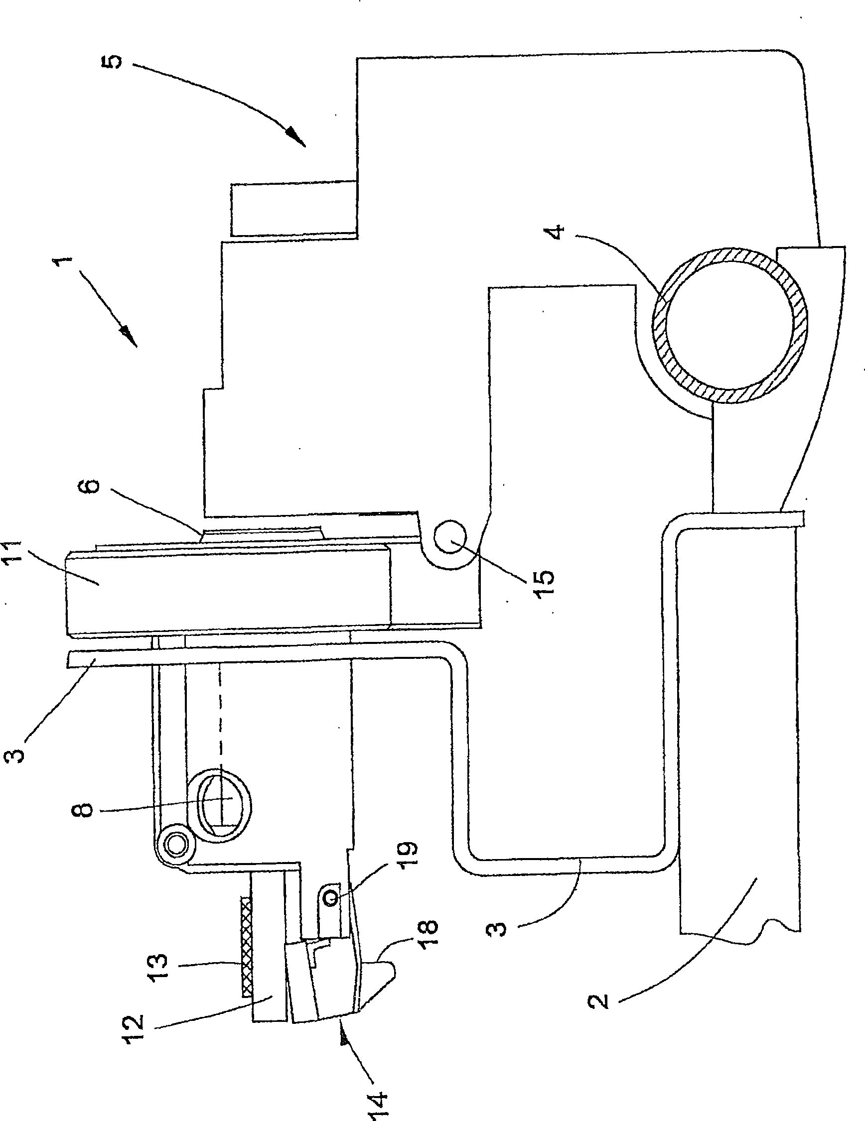 Rotor brake for a spinning rotor