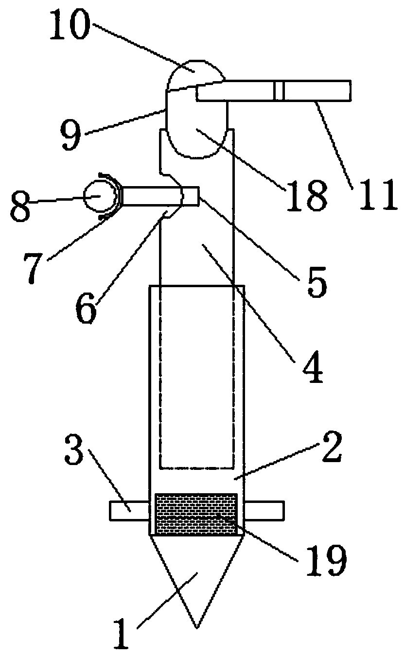 Insect killing device for agricultural product planting