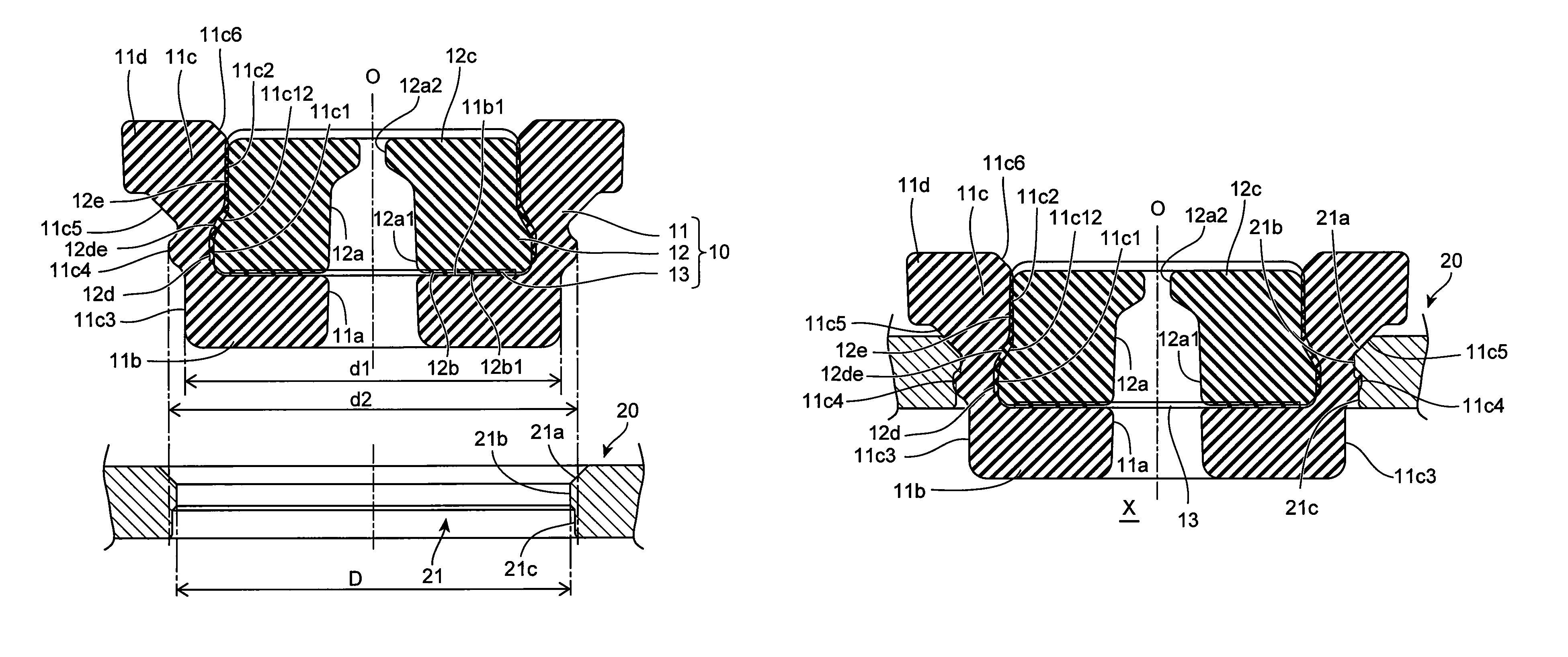 Air-permeable water non-permeable device