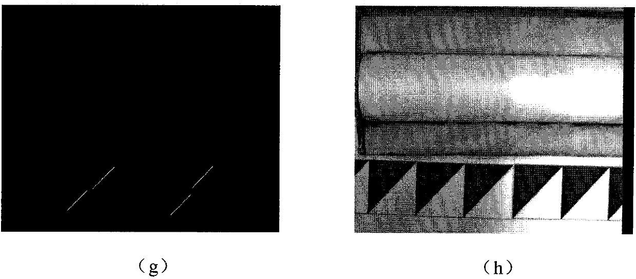 Rock-core hyperspectral-data geometric distortion correction method based on triangle scaling method