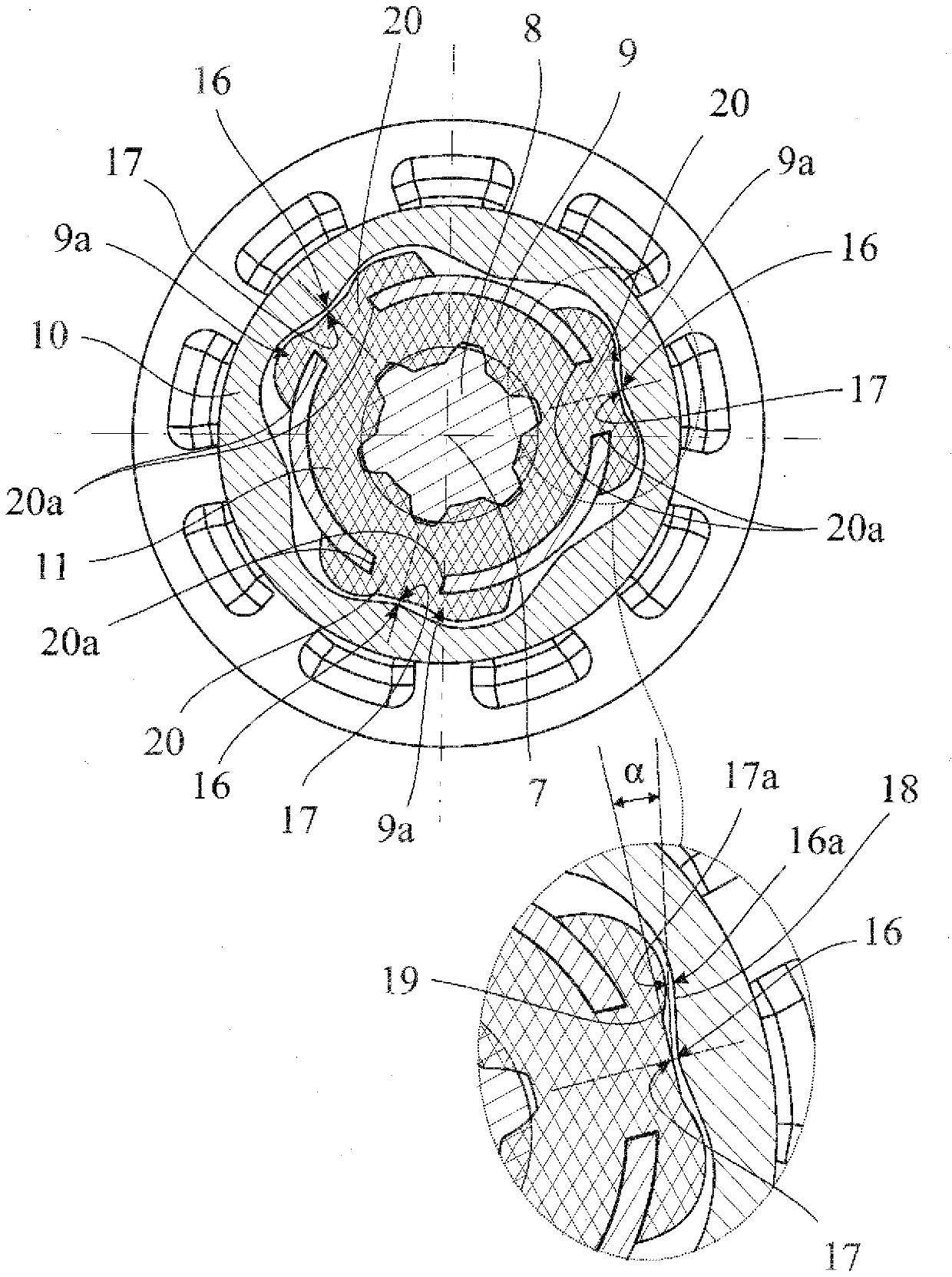 Spindle drive for adjusting elements of motor vehicles