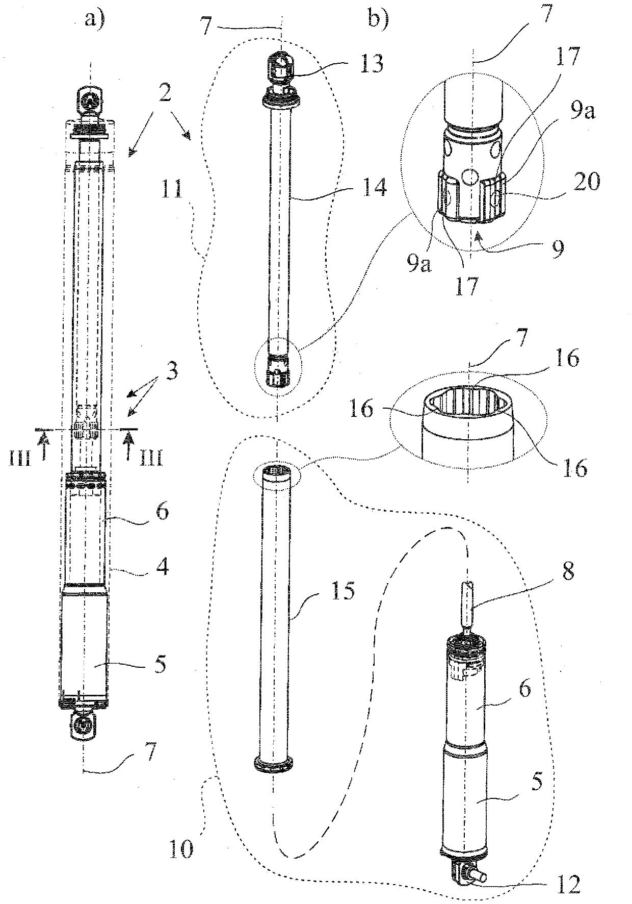 Spindle drive for adjusting elements of motor vehicles