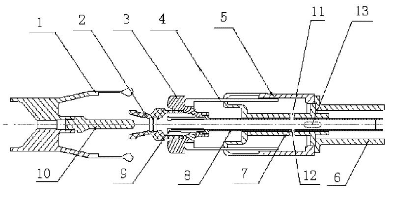 Arc extinguish chamber structure for lifting arc voltage